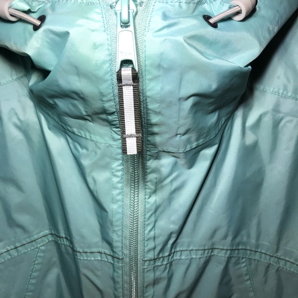 Teal and Brown Columbia Rain Jacket | Small - Picture 3 of 4